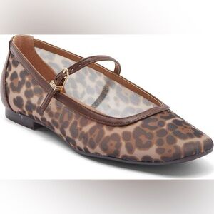 Dolce Vita Leopard Mesh Flats